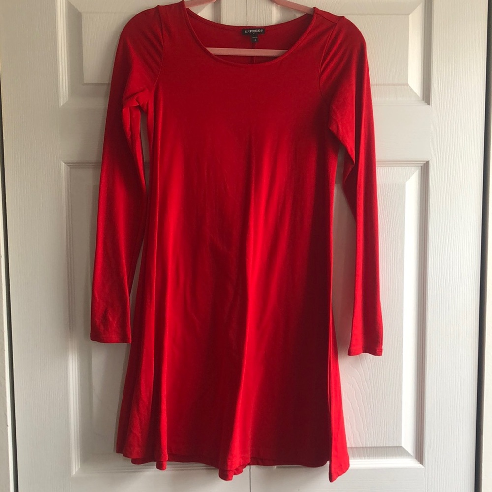 Red Express Dress. Size small.